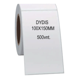Produktas: Siuntų lipdukai terminiam spausdintuvui 100x150mm, 500vnt.