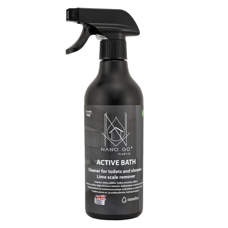Активный нанопродукт для ванной комнаты NANO GO ACTIVE BATH 500 мл – эффективное средство для сантехники, керамики, удаления известкового налета