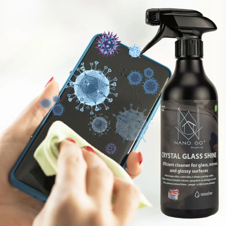 Stiklo valiklis – blizginimo priemonėauga-nanogo stiklo ir blizgių paviršių valiklis