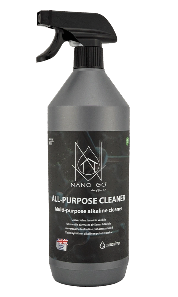 NANO GO All Purpose Cleaner with nanosilver 1000 ml bottle with trigger sprayer