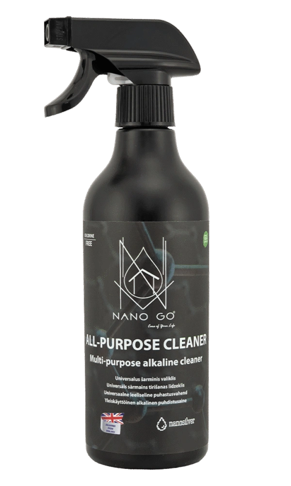 NANO GO All Purpose Cleaner with nanosilver 500 ml bottle with trigger sprayer