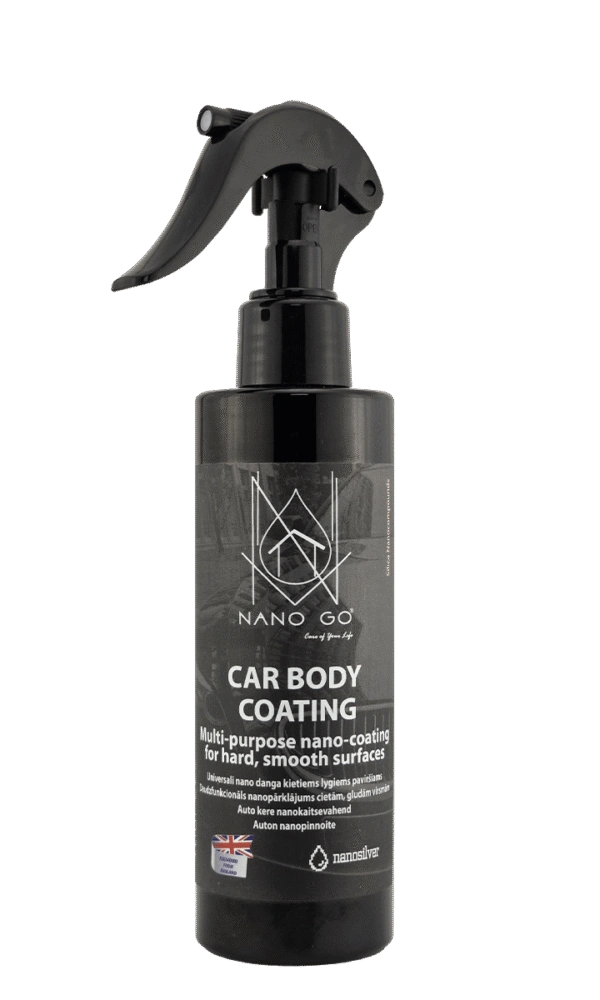 NANO GO Car Body Coating hydrophobic nano coating for car body 200 ml bottle with trigger sprayer