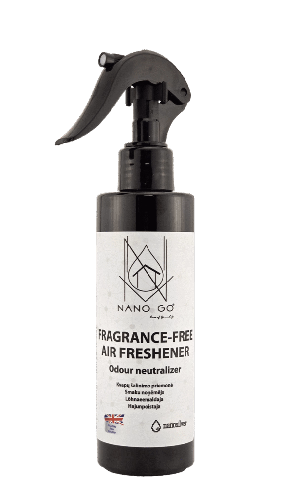 Kvapų šalinimo priemonė 200ml – bekvapis oro gaiviklis su nanosidabru