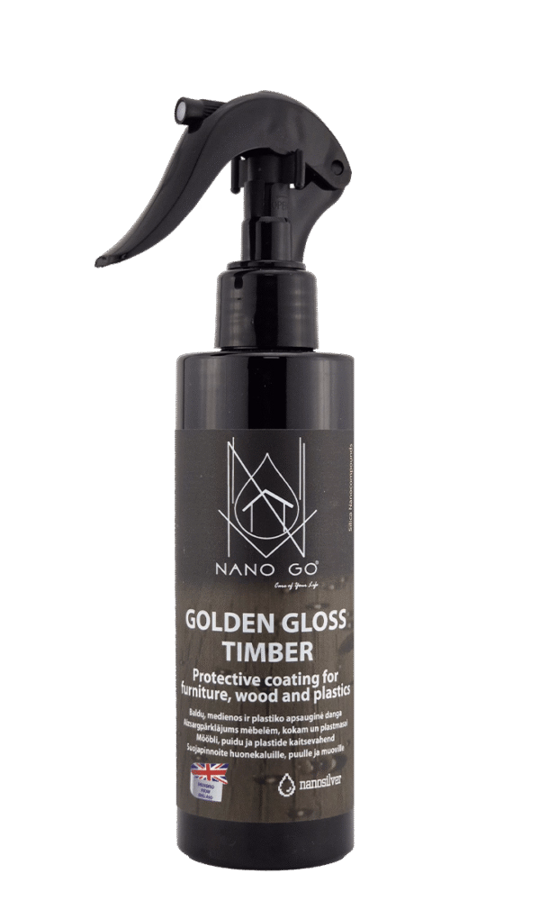 Medienos apsauginė danga Nano Go Golden Gloss Timber