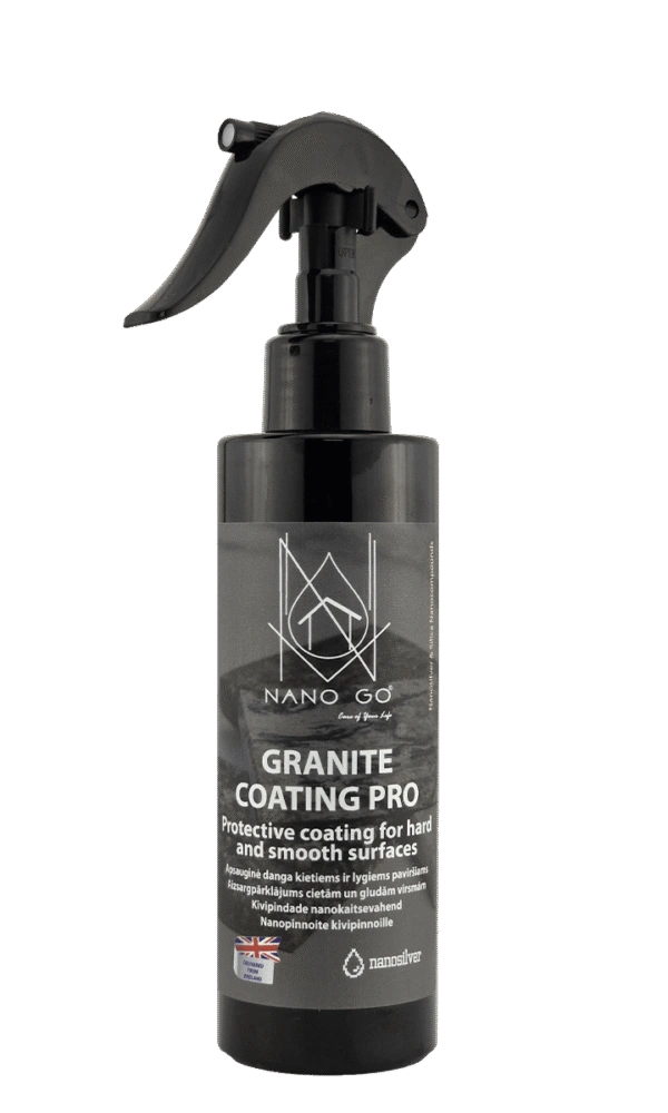 NANO GO Granite Coating PRO granite nano coating PRO color enhancer 200 ml bottle with trigger sprayer