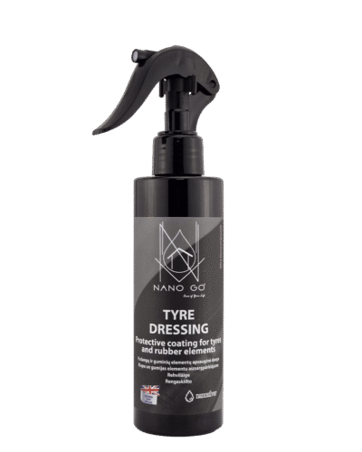 Padangų gumos juodinimo priemonė matinė nano danga