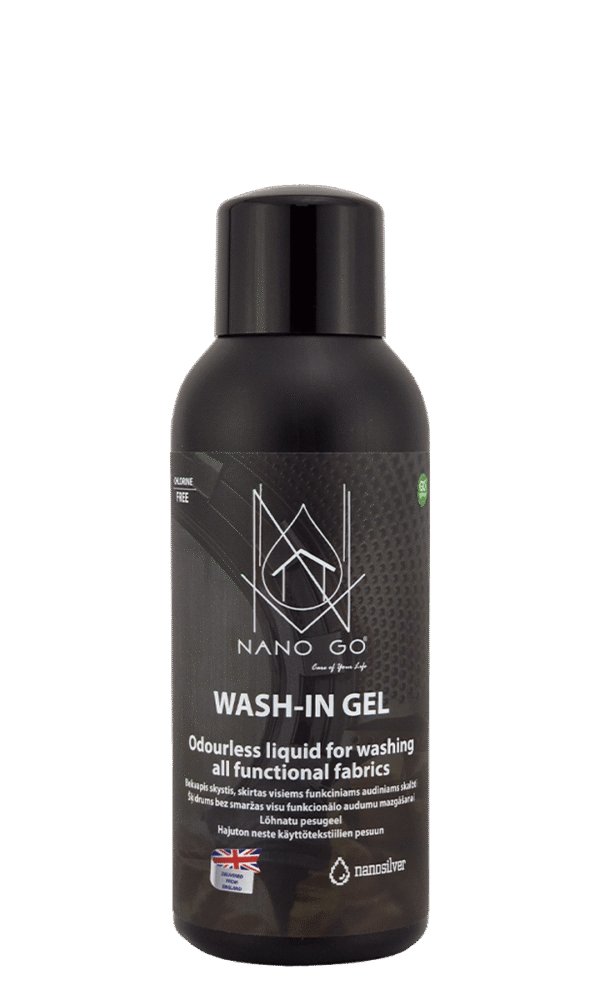Skalbiklis sporto drabužiams WASH IN GEL 500ml | NANO GO®