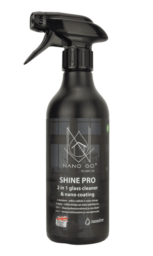 shine pro 2 in 1 stiklo valiklis su nano danga