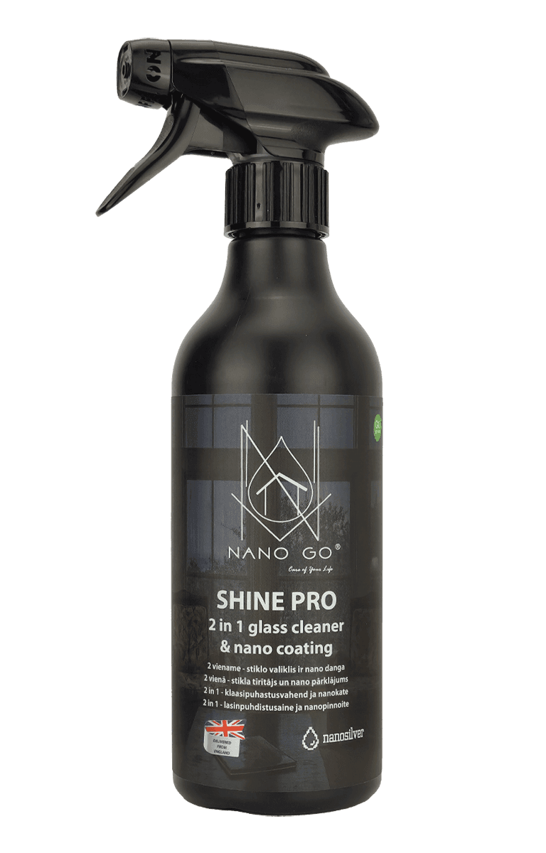 shine pro 2 in 1 stiklo valiklis su nano danga