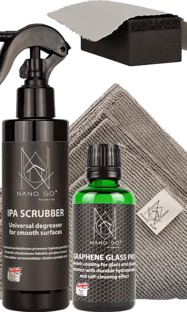 Graphene Glass PRO set for glass and ceramic nano coating NANO GO