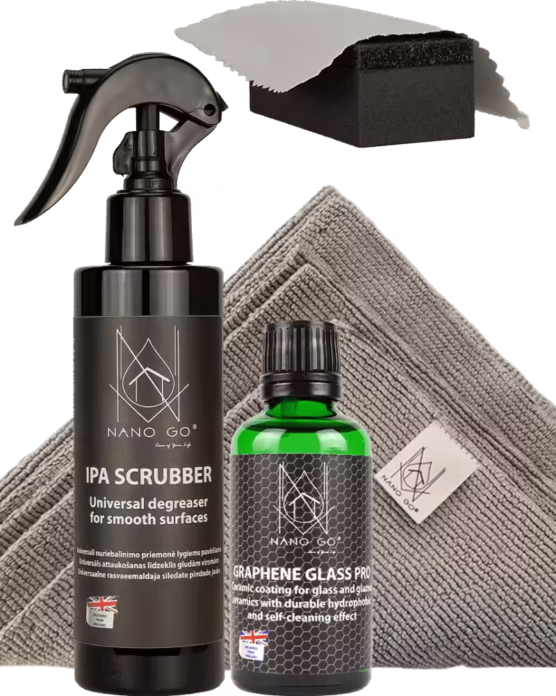 Set - Graphene Glass PRO Glass and Ceramic Nano Coating