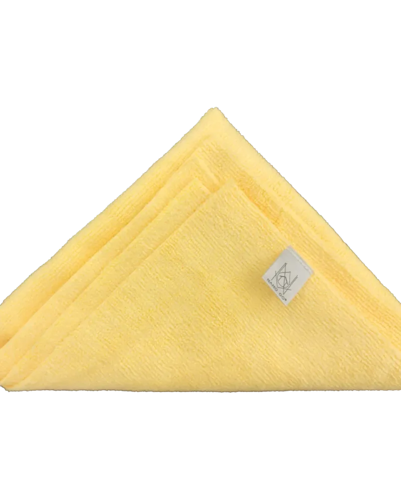 mikropluošto šluostė 40x40 320gsm geltona