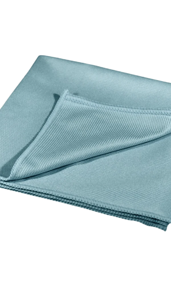 NANO GO Microfiber Glass Cloth light blue microfiber cloth for glass cleaning