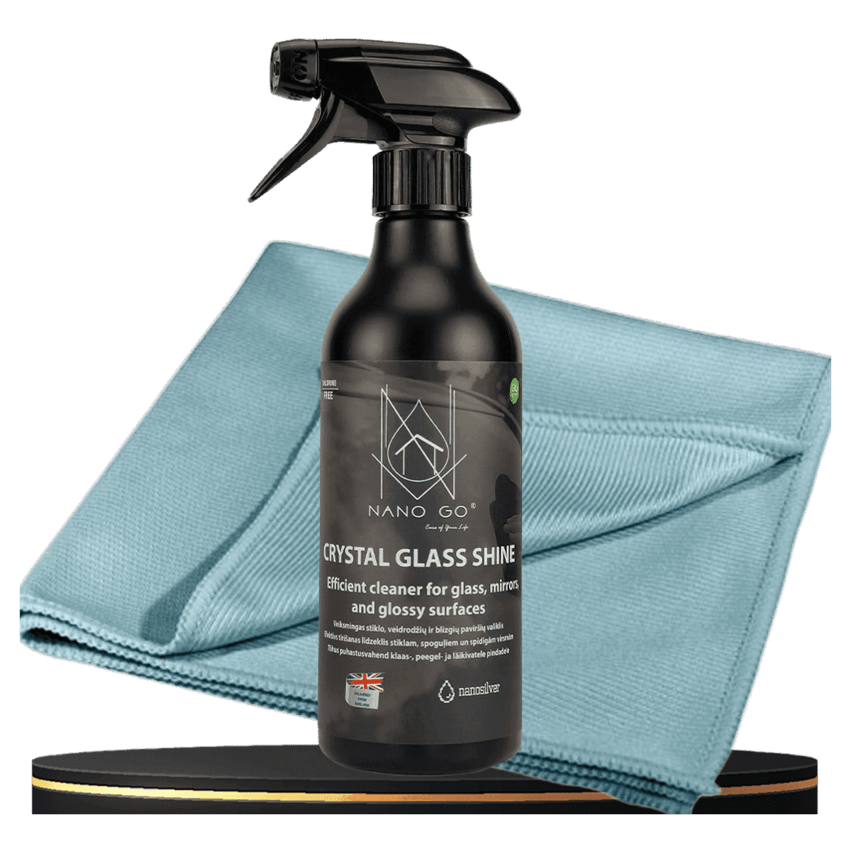 stiklo valiklis blizgiklis ir sluoste stiklui