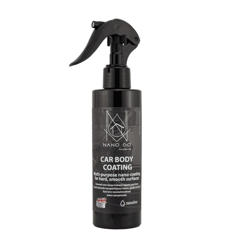 NANO GO automobilio kėbulo hidrofobinė nano danga ilgalaikei apsaugai, butelys su purkštuku 200ml