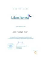 LIKOCHEMA membership certificate
