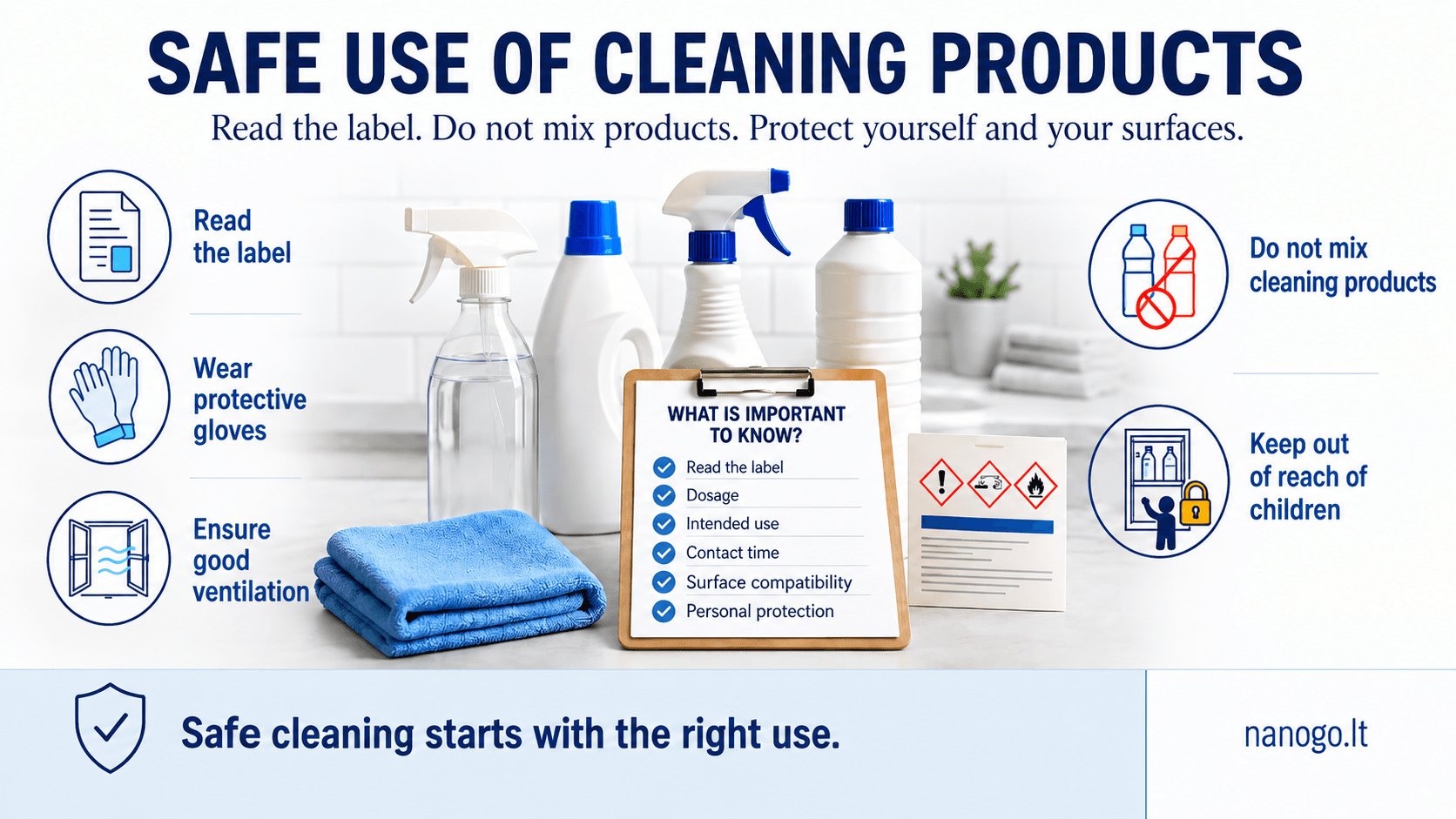 Safe Use of Cleaning Products