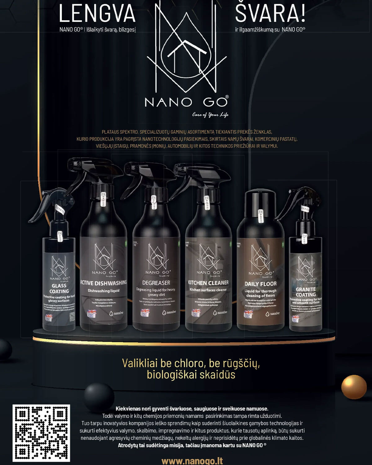 Lengva švara su nano go