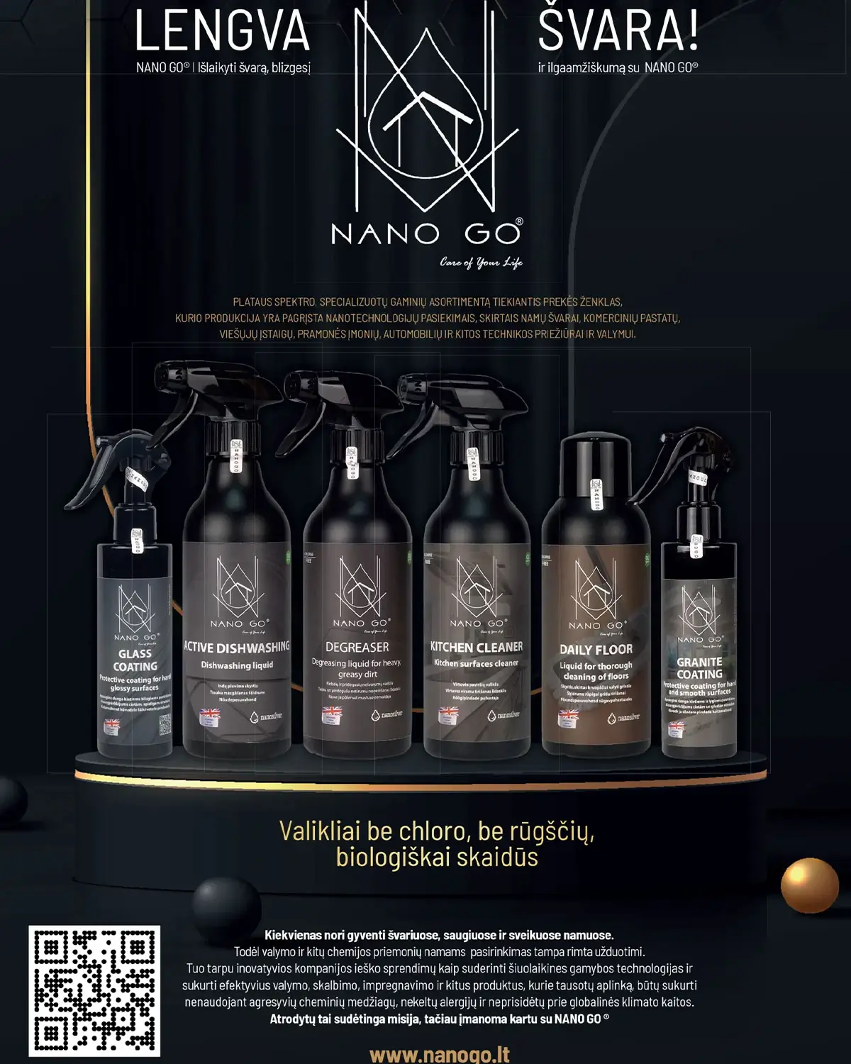 Lengva švara su nano go