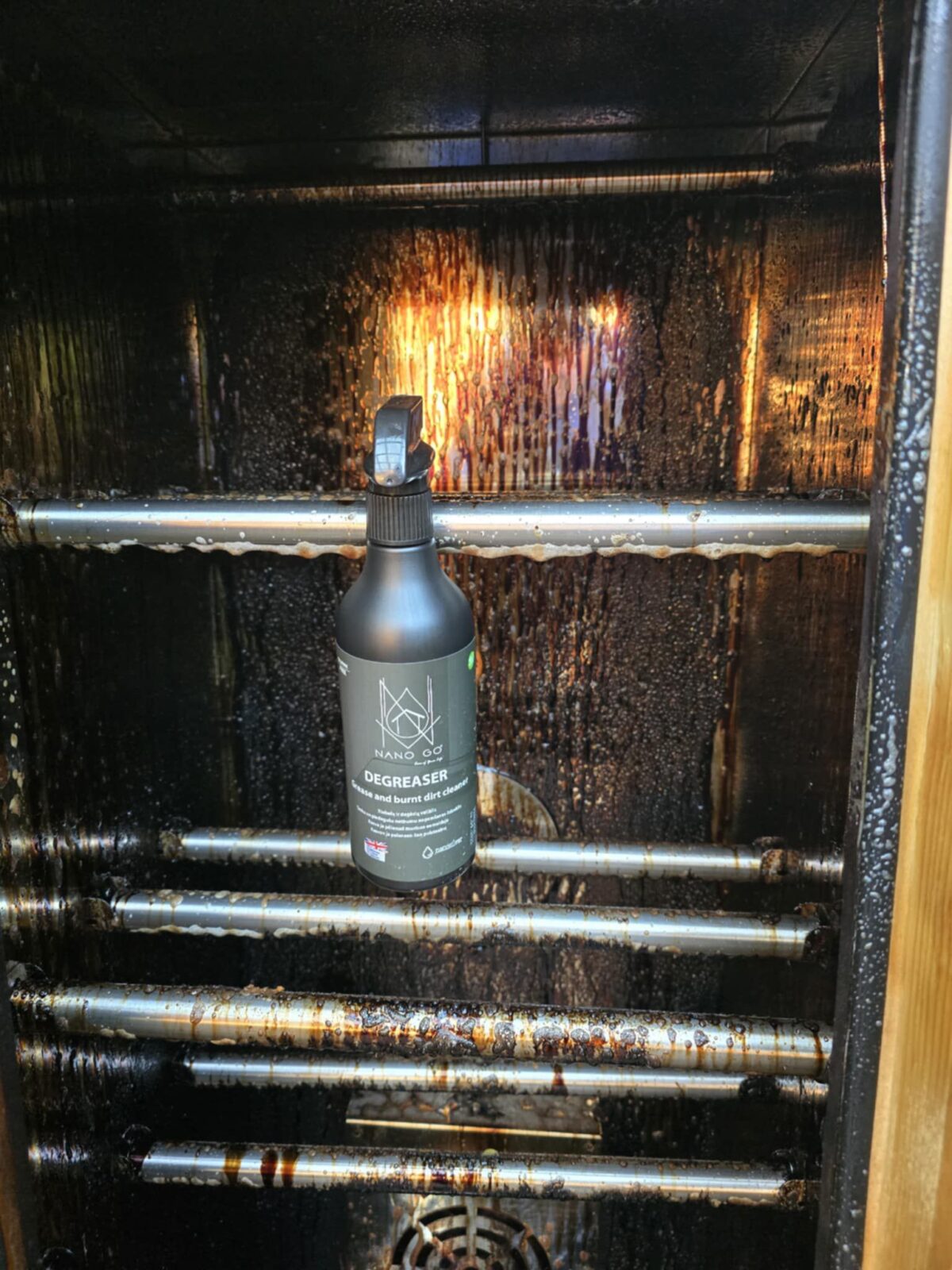 Prikepusių paviršių valiklis 500ml - Degreaser Riebalų valiklis riebiai orkaitės vidaus valymui