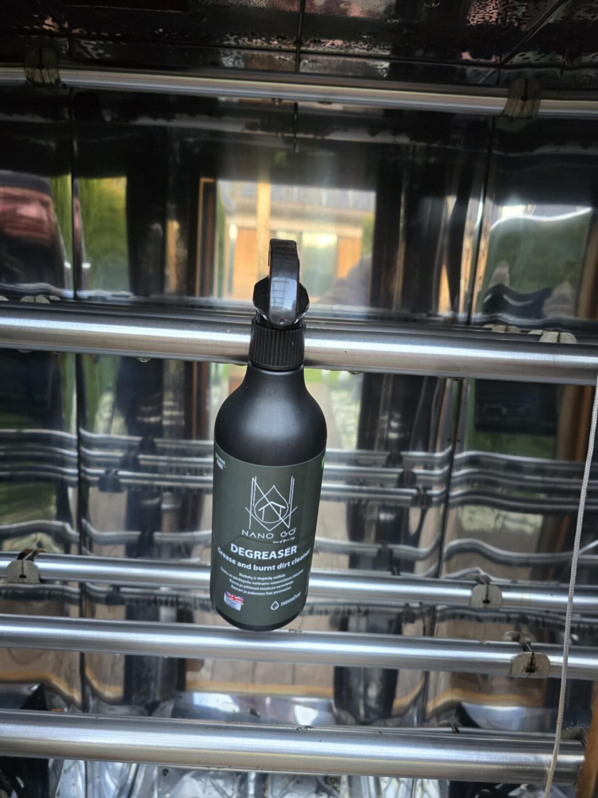 Prikepusių paviršių valiklis 500ml - Degreaser Riebalų valiklio butelis ant metalinių strypų