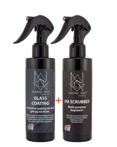 Stiklo nano danga ir IPA Scrubber