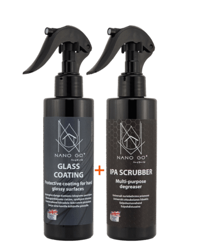 Stiklo nano danga ir IPA Scrubber