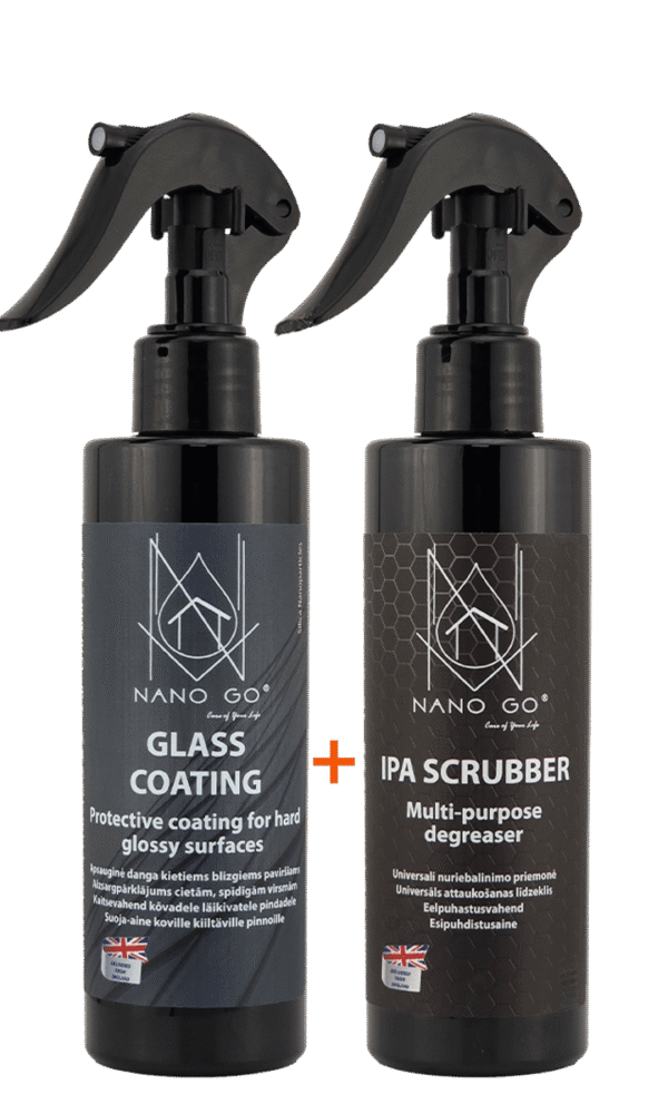 Nano Go stiklo danga ir valiklis rinkinys