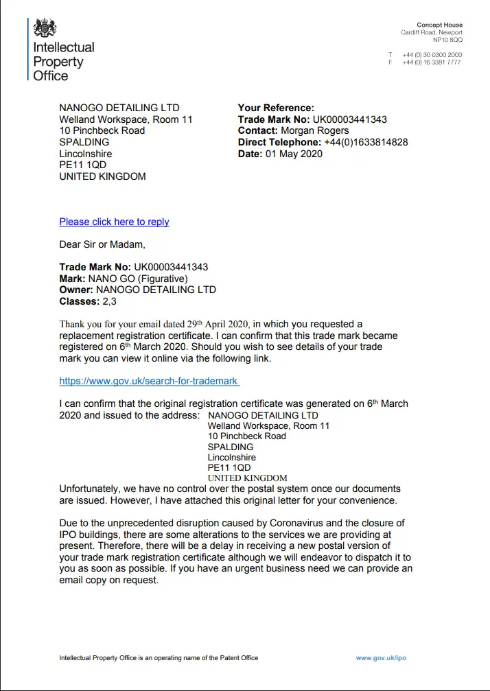 uk brand registration