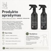 NANO GO DEGREASER ir DESCALER PRO virtuvės ir kalkių valymo rinkinys NANO GO