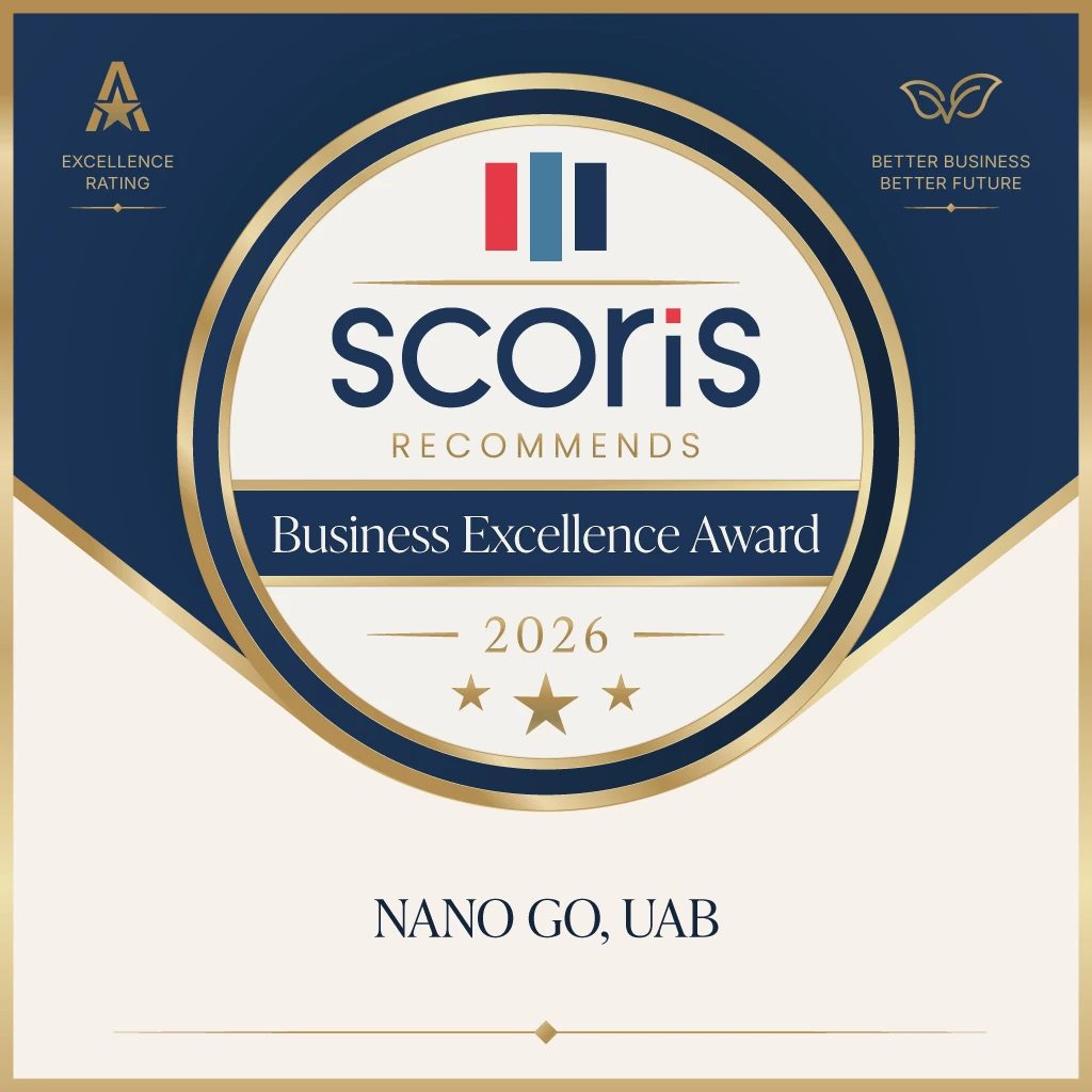 NANO GO, UAB - Scoris Business Excellence Award 2026