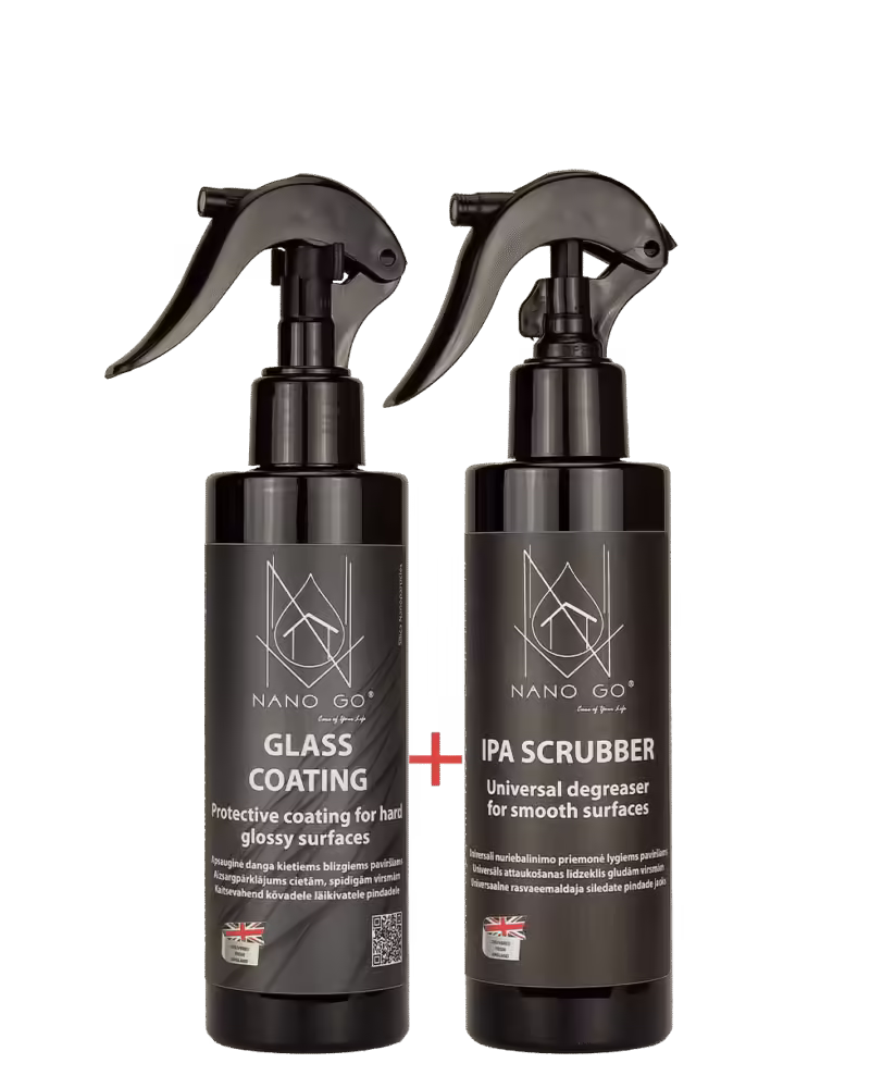 Stiklo nano danga su nuriebalintoju