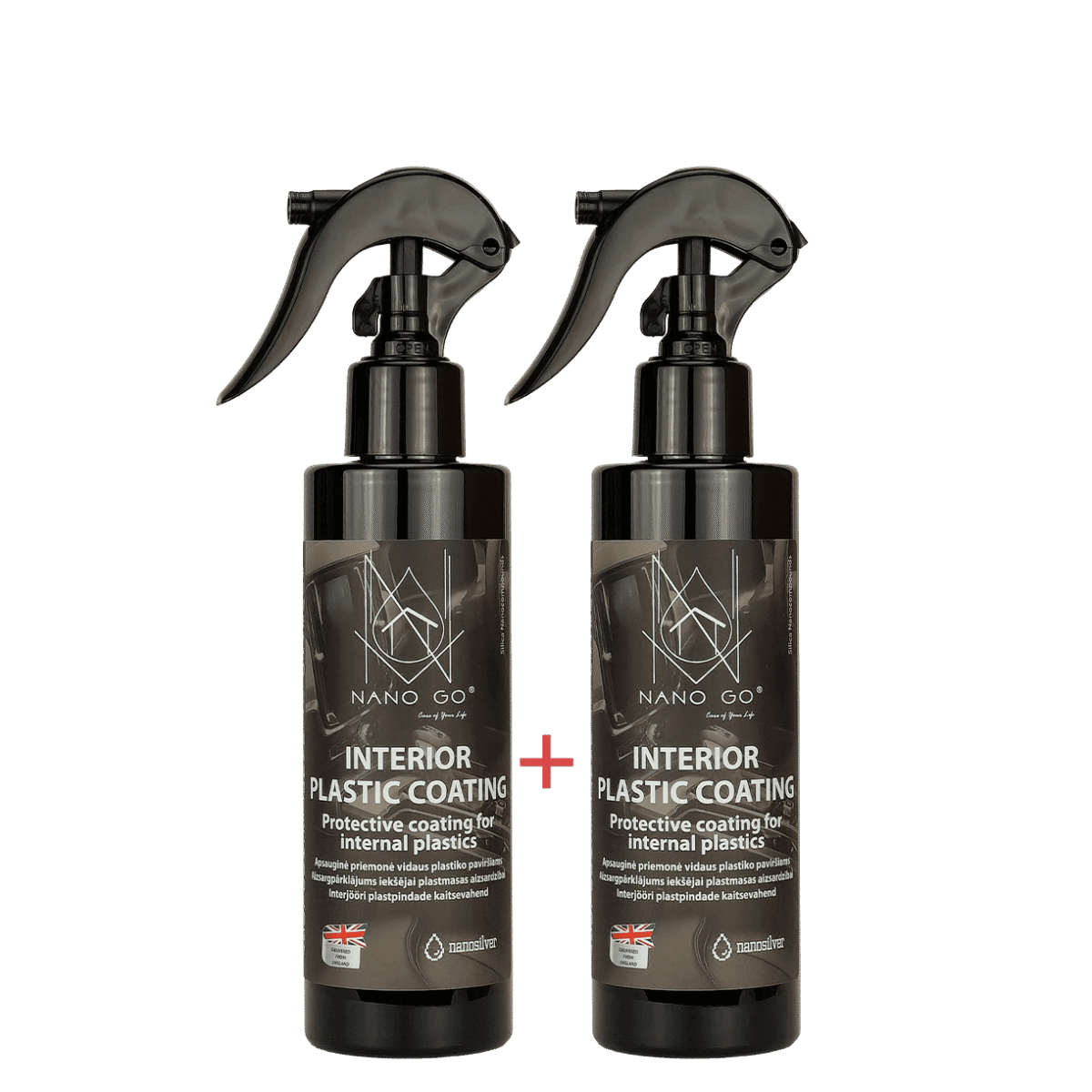 Interior plastic protective nano coating 2x200ml NANO GO