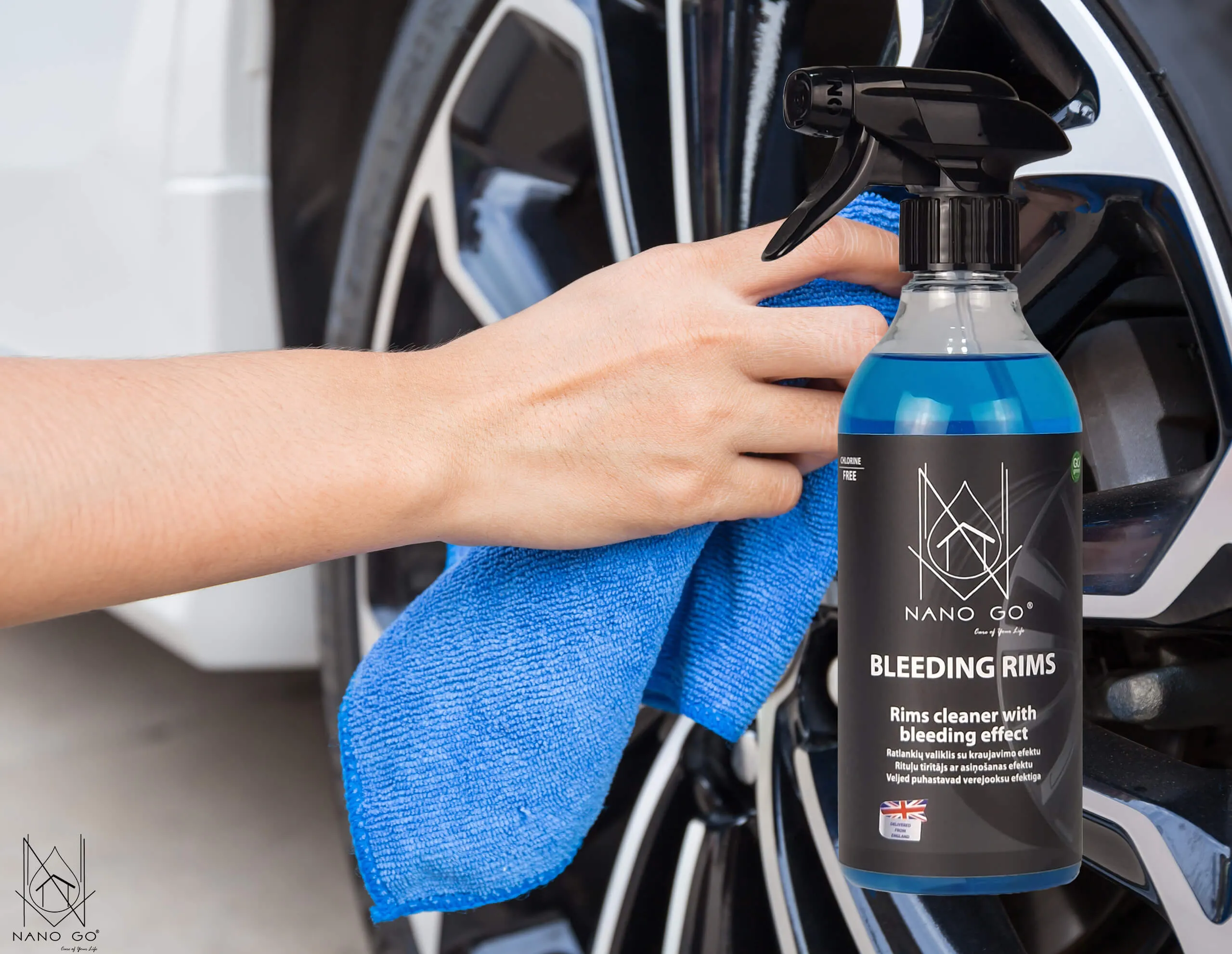 nano go car rim care wash