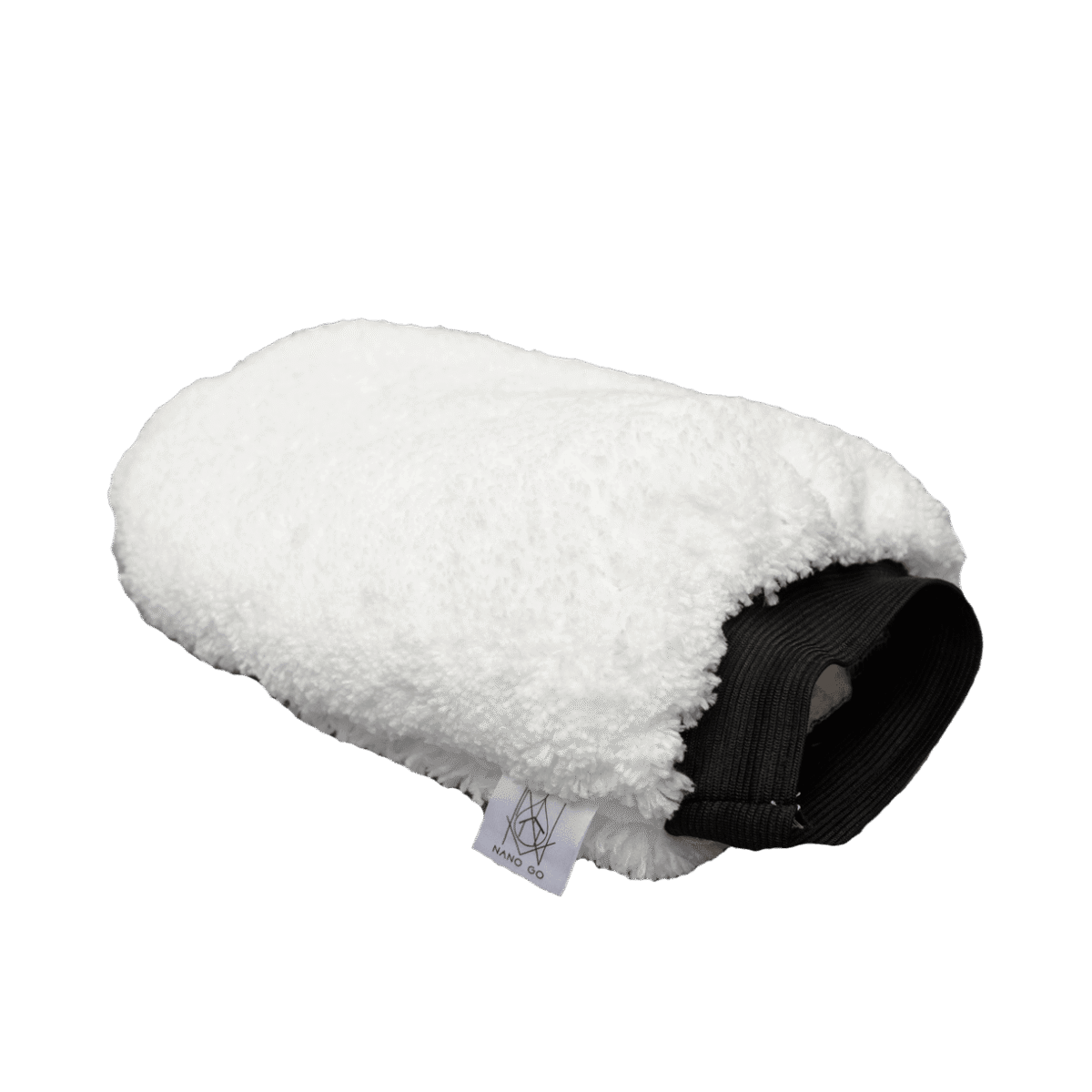 Microfiber wash mitt 1300 g/m² 26x17 cm white NANO GO